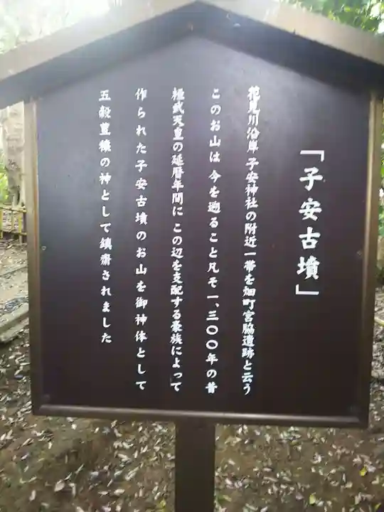 畑子安神社の歴史