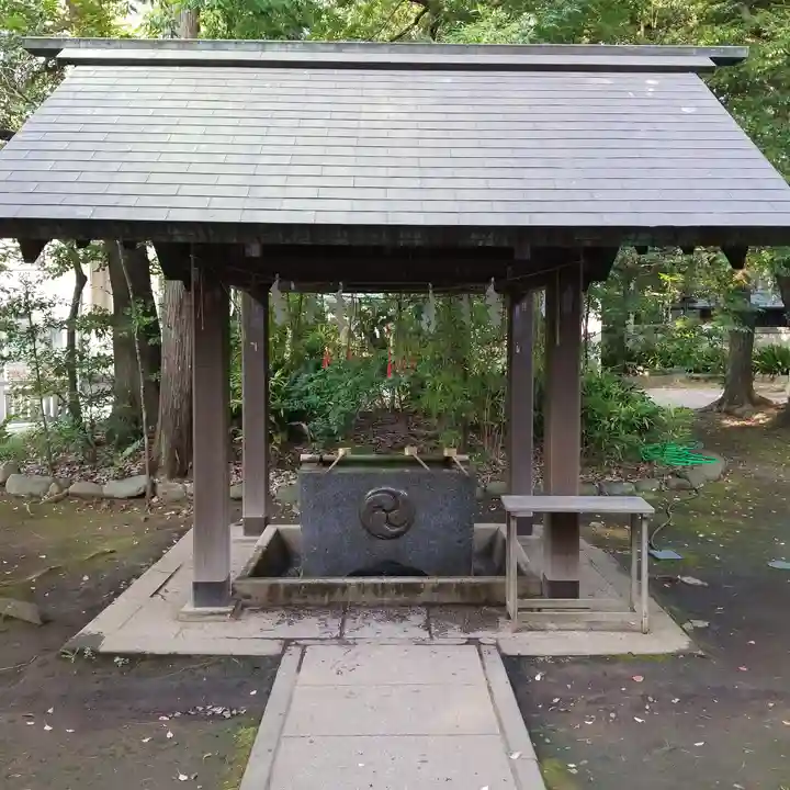 赤坂氷川神社の手水舎