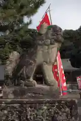 石見国一宮　物部神社の狛犬