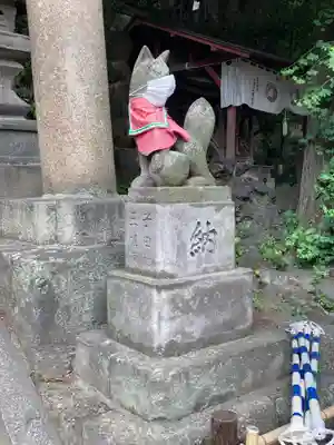 王子稲荷神社の狛犬