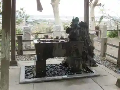 那古寺の手水舎