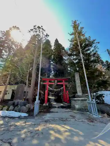 巖鬼山神社の鳥居