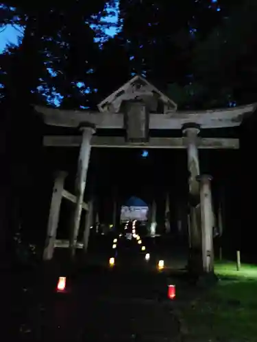 平泉寺白山神社の鳥居