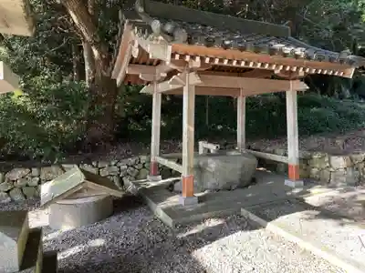 阿志神社の手水舎