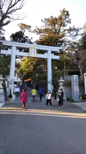 検見川神社の鳥居