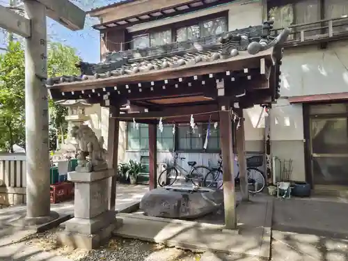 神明社（伊勢山神明社）の手水舎
