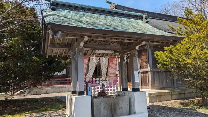 根室金刀比羅神社の手水舎