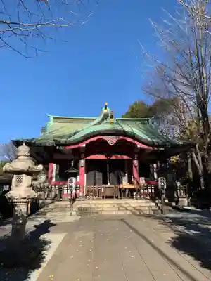 市谷亀岡八幡宮の本殿・本堂