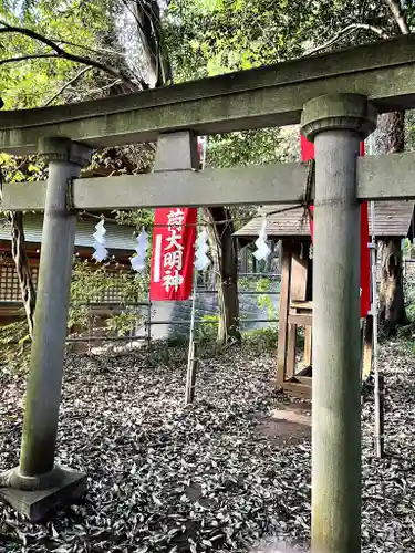 豊鹿嶋神社の鳥居