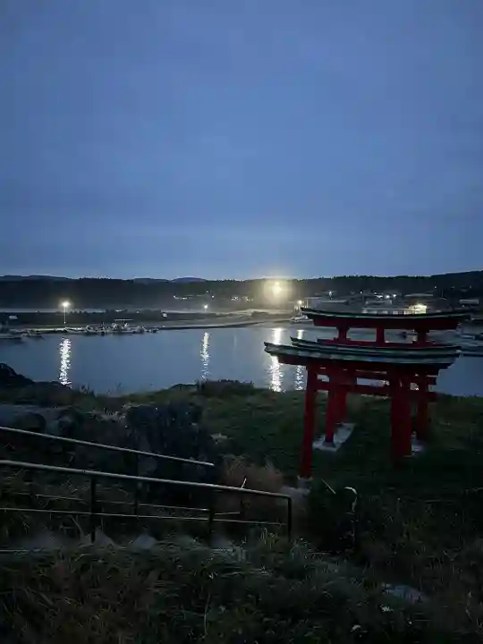 弁天島の厳島神社(青森県)