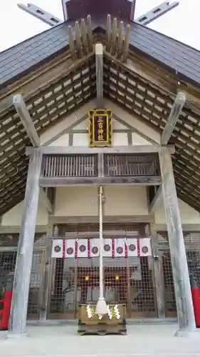 網走三吉神社の本殿・本堂