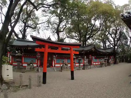 杭全神社の鳥居