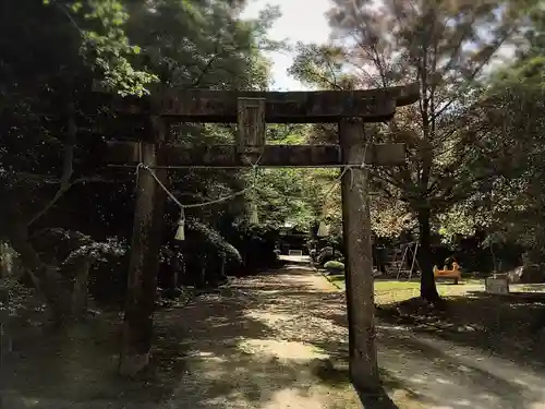 早瀧比咩神社の鳥居