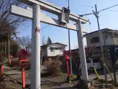 平出雷電神社の鳥居