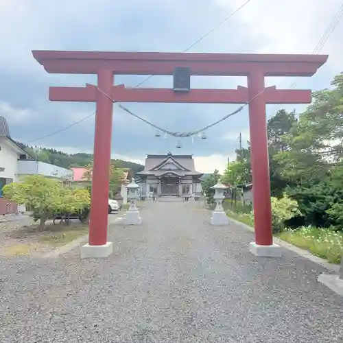 落部八幡宮の鳥居