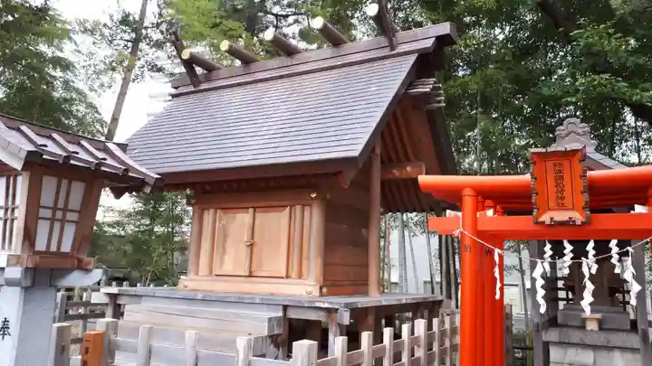 金岡八幡宮の本殿・本堂