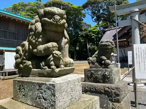 佐波波地祇神社の狛犬