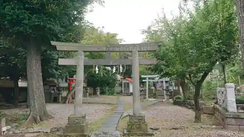 駒留八幡神社の鳥居