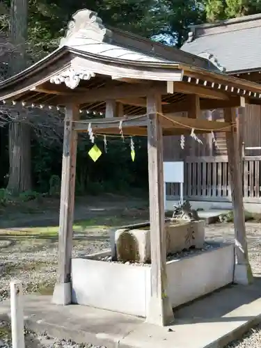 結城諏訪神社の手水舎