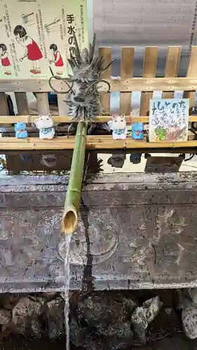 戸越八幡神社の手水舎