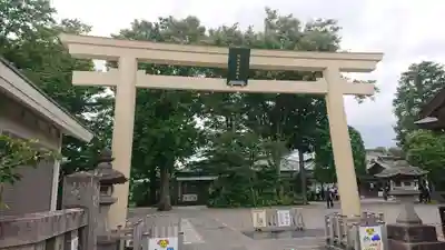 阿豆佐味天神社 立川水天宮の鳥居