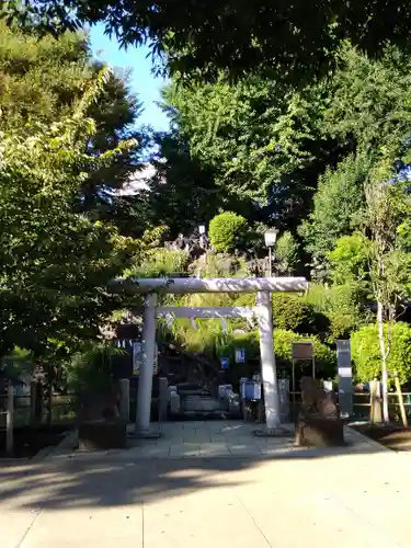 鳩森八幡神社の鳥居