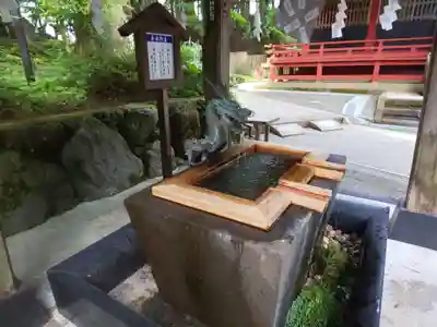 富士山東口本宮 冨士浅間神社の手水舎