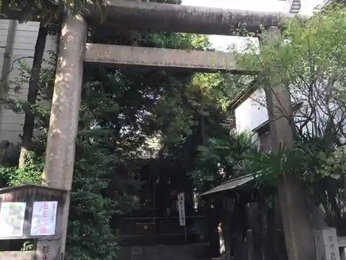 櫻木神社の鳥居