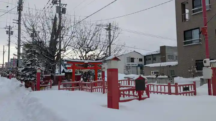 旭川銀座弁天神社の鳥居
