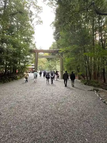 伊勢神宮内宮（皇大神宮）の鳥居