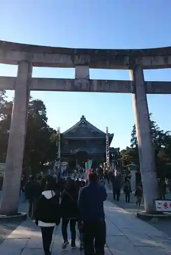 豊川閣　妙厳寺の鳥居