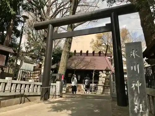 高円寺氷川神社の鳥居