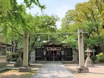 難波八幡神社の本殿・本堂