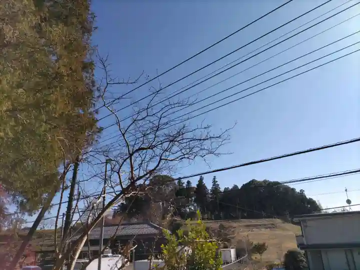 菅谷不動堂(龍泉院境外仏堂)の景色