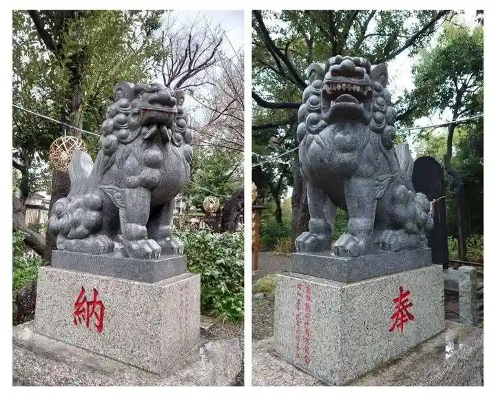 菊田神社の狛犬