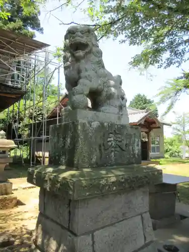 手白神社の狛犬