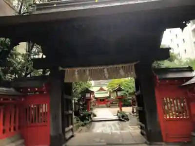 水鏡天満宮の山門・神門