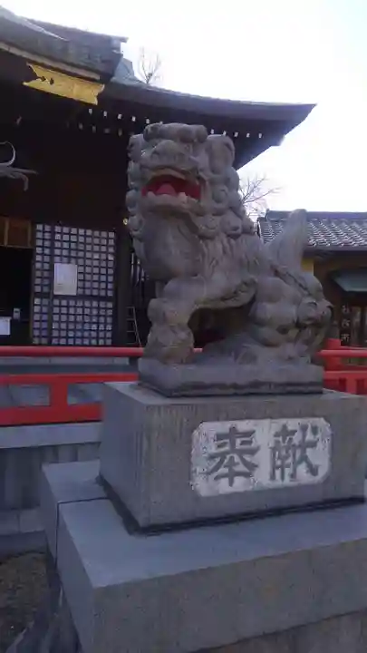 白幡八幡大神の狛犬