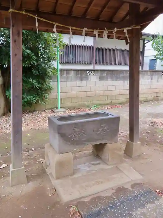 菅原神社の手水舎