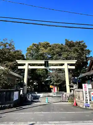 阿豆佐味天神社 立川水天宮の鳥居