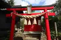 蓮沼氷川神社の鳥居