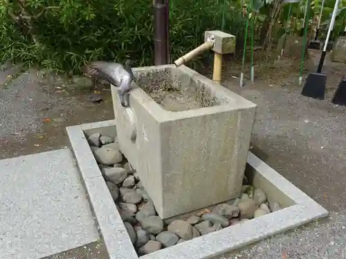 旗上弁財天社の手水舎