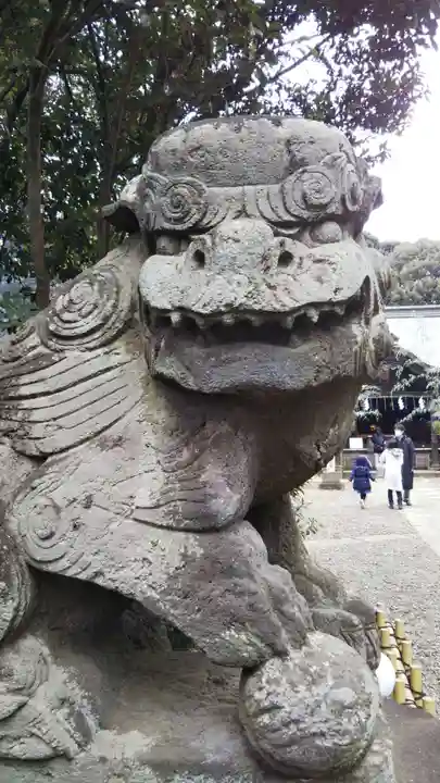 畑子安神社の狛犬