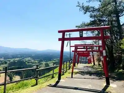 朝日稲荷神社の鳥居