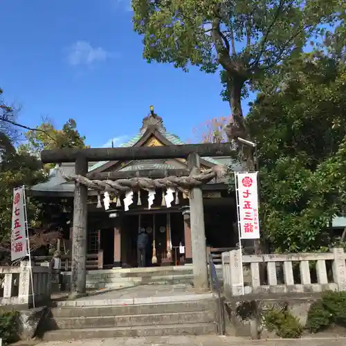 阿比太神社の鳥居