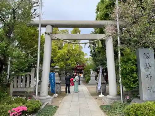 徳持神社の鳥居