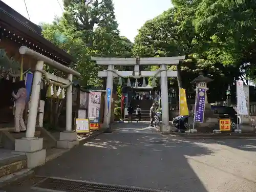 太子堂八幡神社の鳥居