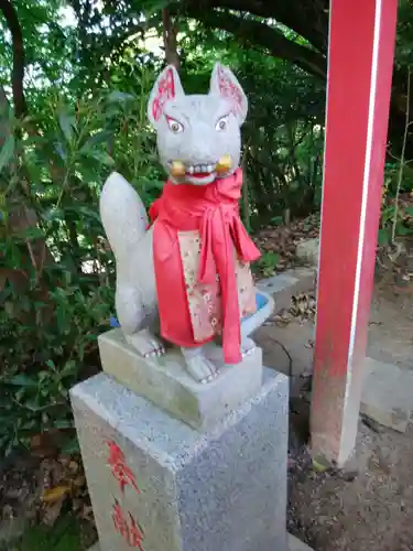 天開稲荷社の狛犬