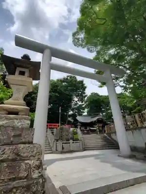 安積國造神社の鳥居