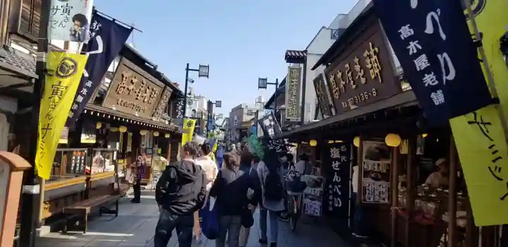 題経寺(柴又帝釈天)の周辺